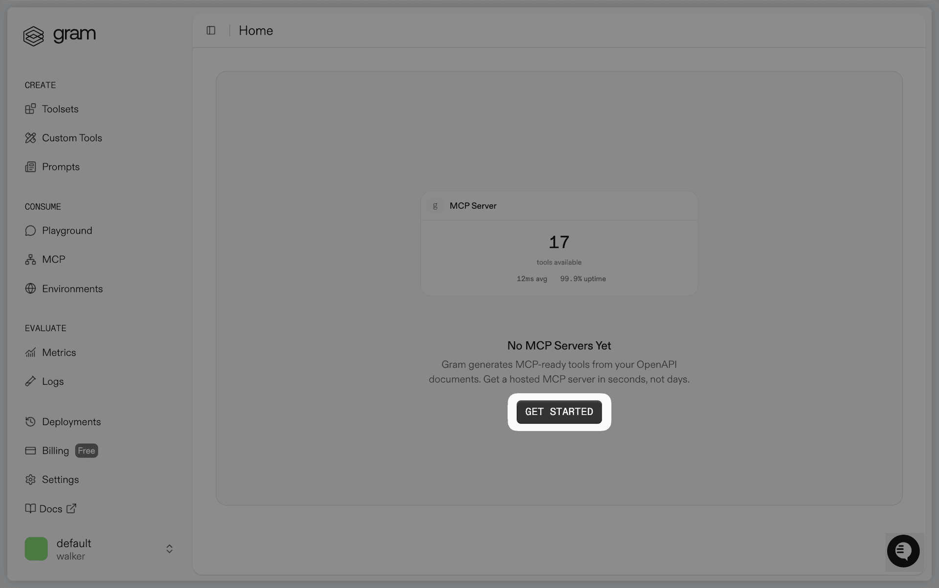 Get started with Gram